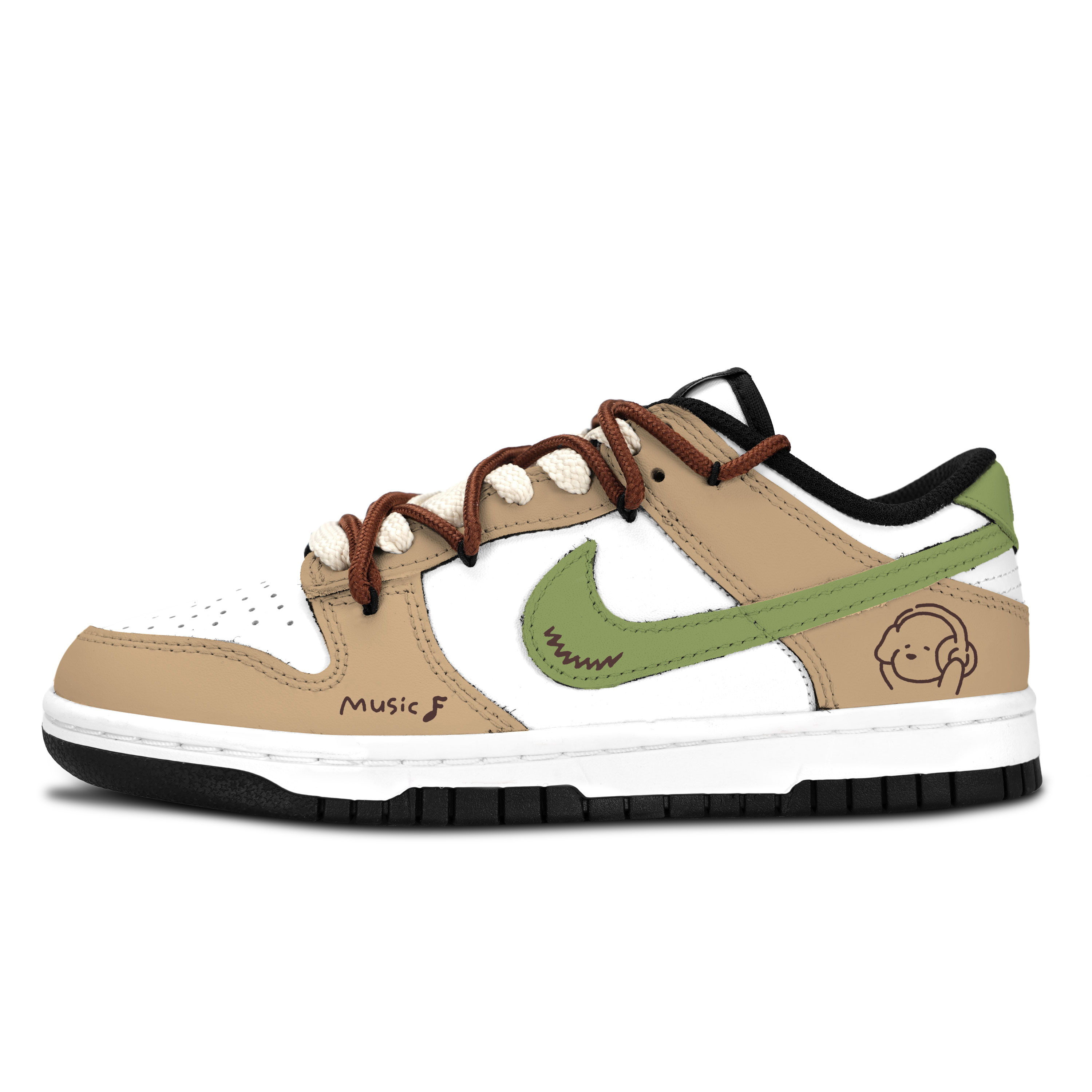 Nike Данки черно-белые, коричнево-зеленые веселые милые устойчивые к истиранию противоскользящие низкие скейтбордские кроссовки унисекс цвета хаки, цвет Khaki
Nike Данки черно-белые, коричнево-зеленые веселые милые устойчивые к истиранию противоскользящие низкие скейтбордские кроссовки унисекс цвета хаки, цвет Khaki