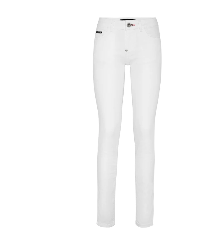 Джинсовые брюки зауженного кроя Philipp Plein, белый
Джинсовые брюки зауженного кроя Philipp Plein, белый