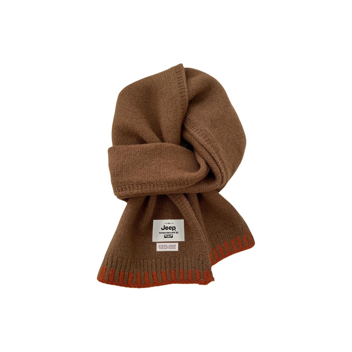 Шарф из полиэстера Unisex Jeep, two-tone edge pin коричневый
Шарф из полиэстера Unisex Jeep, two-tone edge pin коричневый