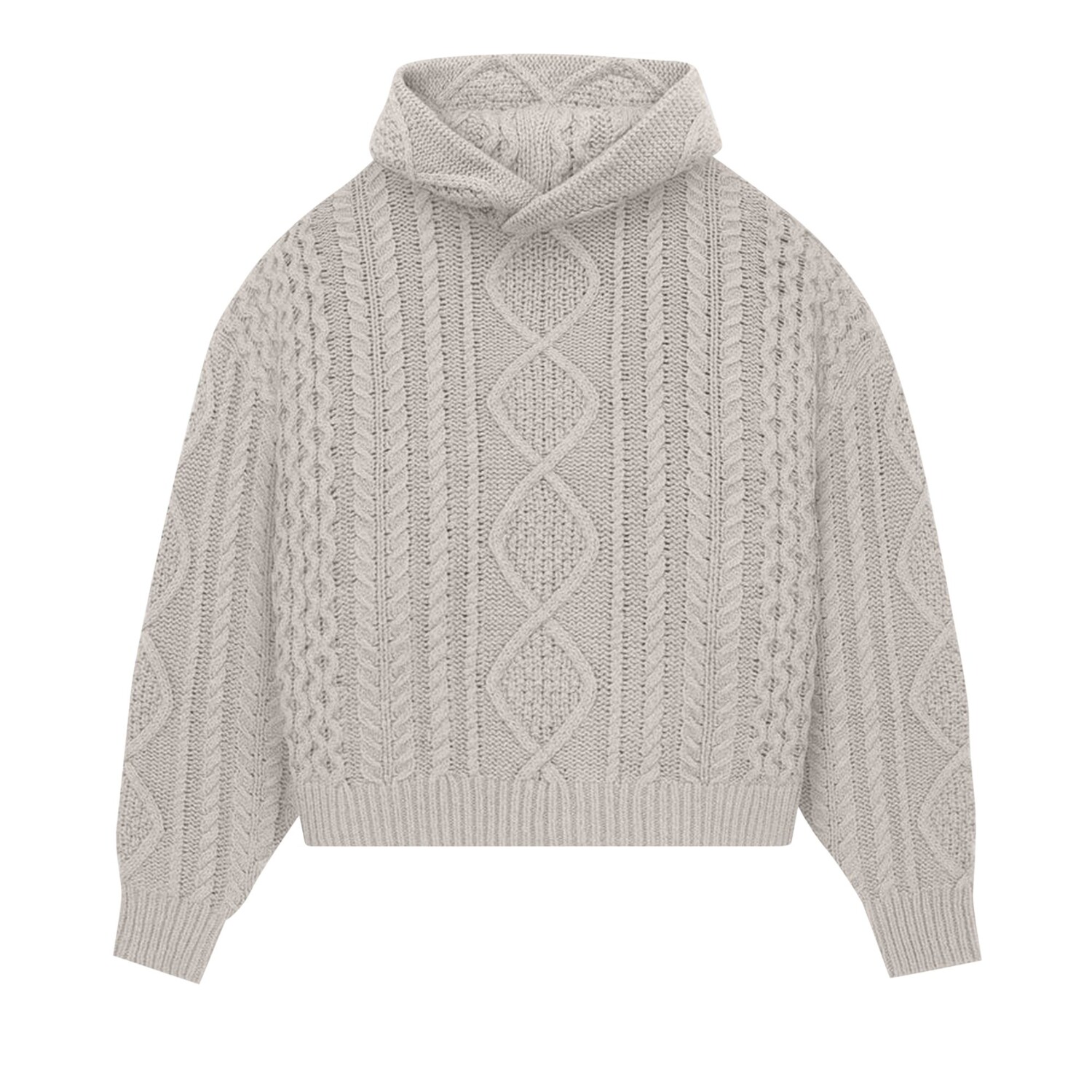 Толстовка косой вязки Fear of God Essentials Silver Cloud
Толстовка косой вязки Fear of God Essentials Silver Cloud