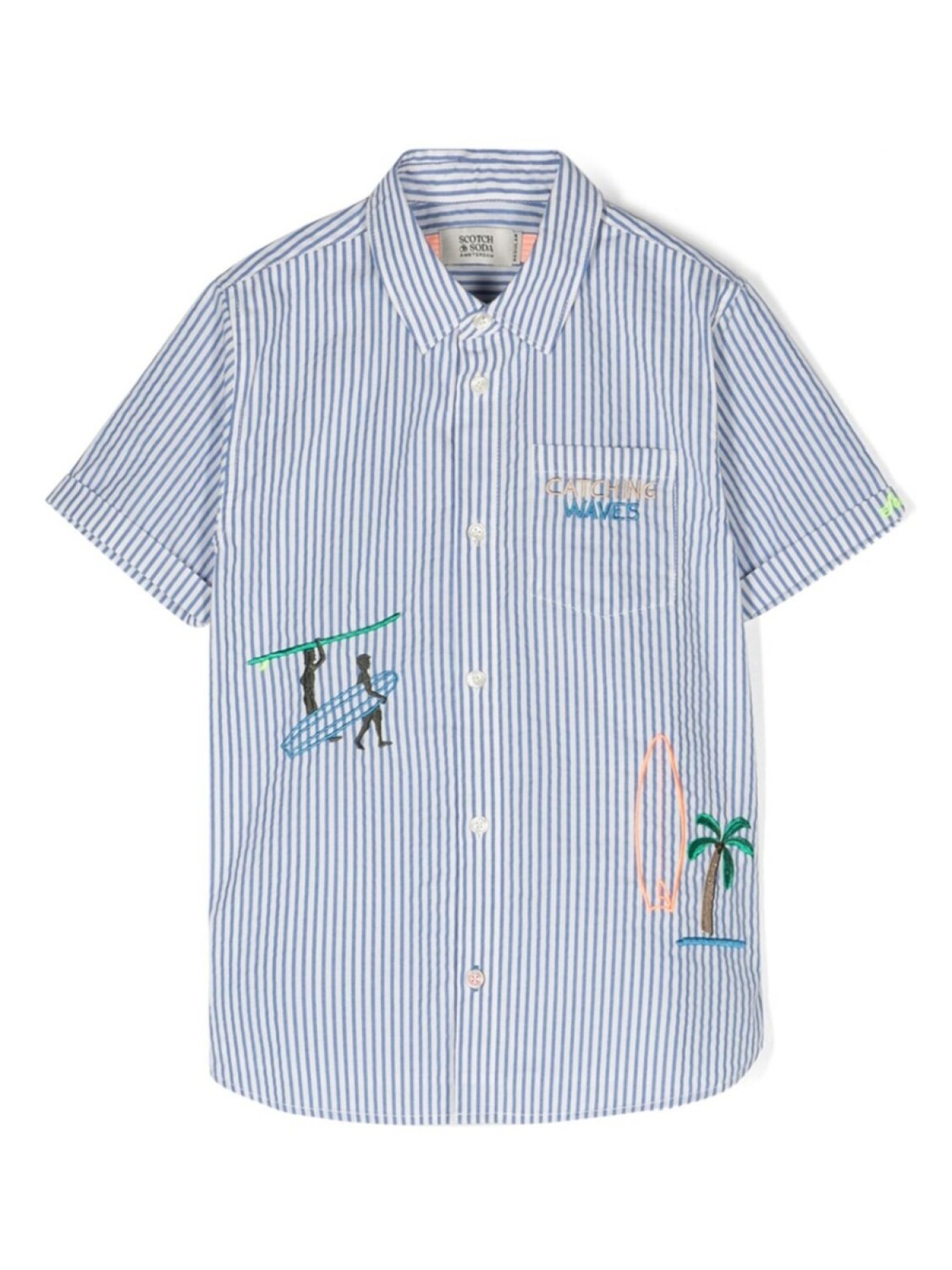 Рубашка в полоску Scotch & Soda, синий
Рубашка в полоску Scotch & Soda, синий