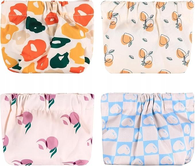 Набор из 4 самозакрывающихся карманных косметичек с красочными узорами XhjzgcTech
Набор из 4 самозакрывающихся карманных косметичек с красочными узорами XhjzgcTech