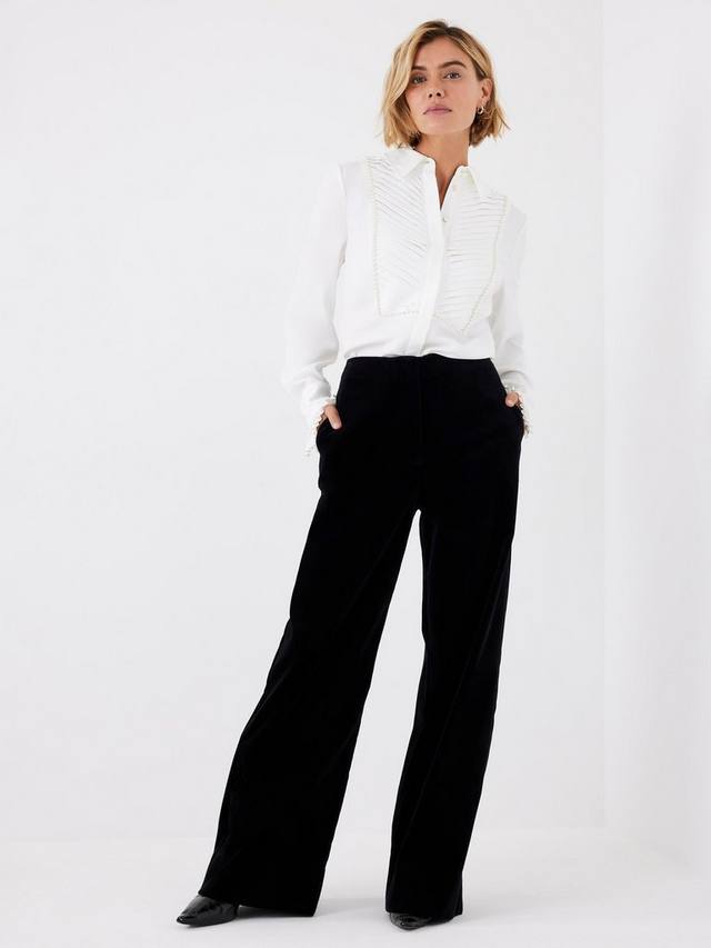 бархатные брюки с широкими штанинами Mint Velvet, Black
бархатные брюки с широкими штанинами Mint Velvet, Black