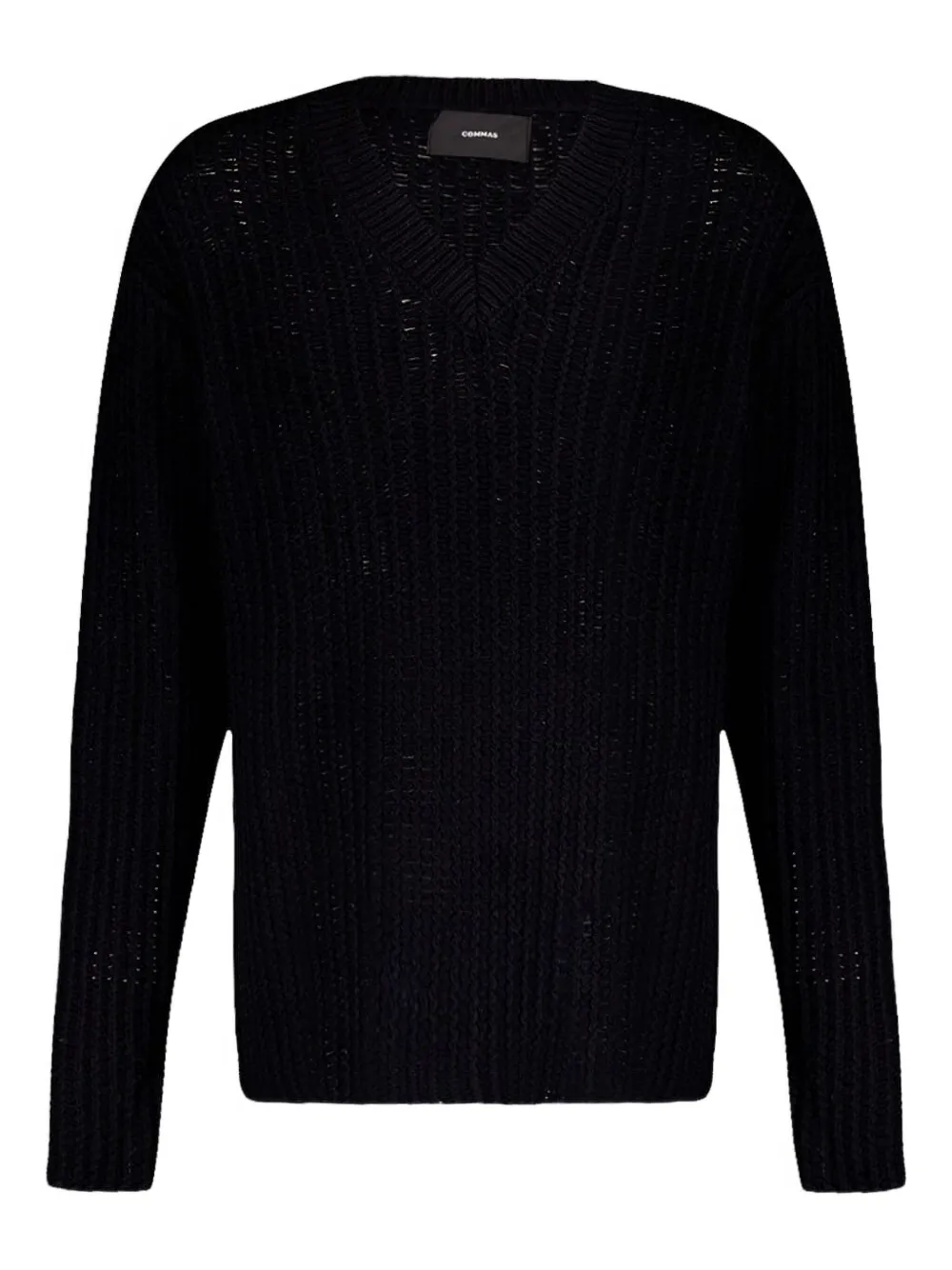 Свитер с V-образным вырезом Commas, черный
Свитер с V-образным вырезом Commas, черный