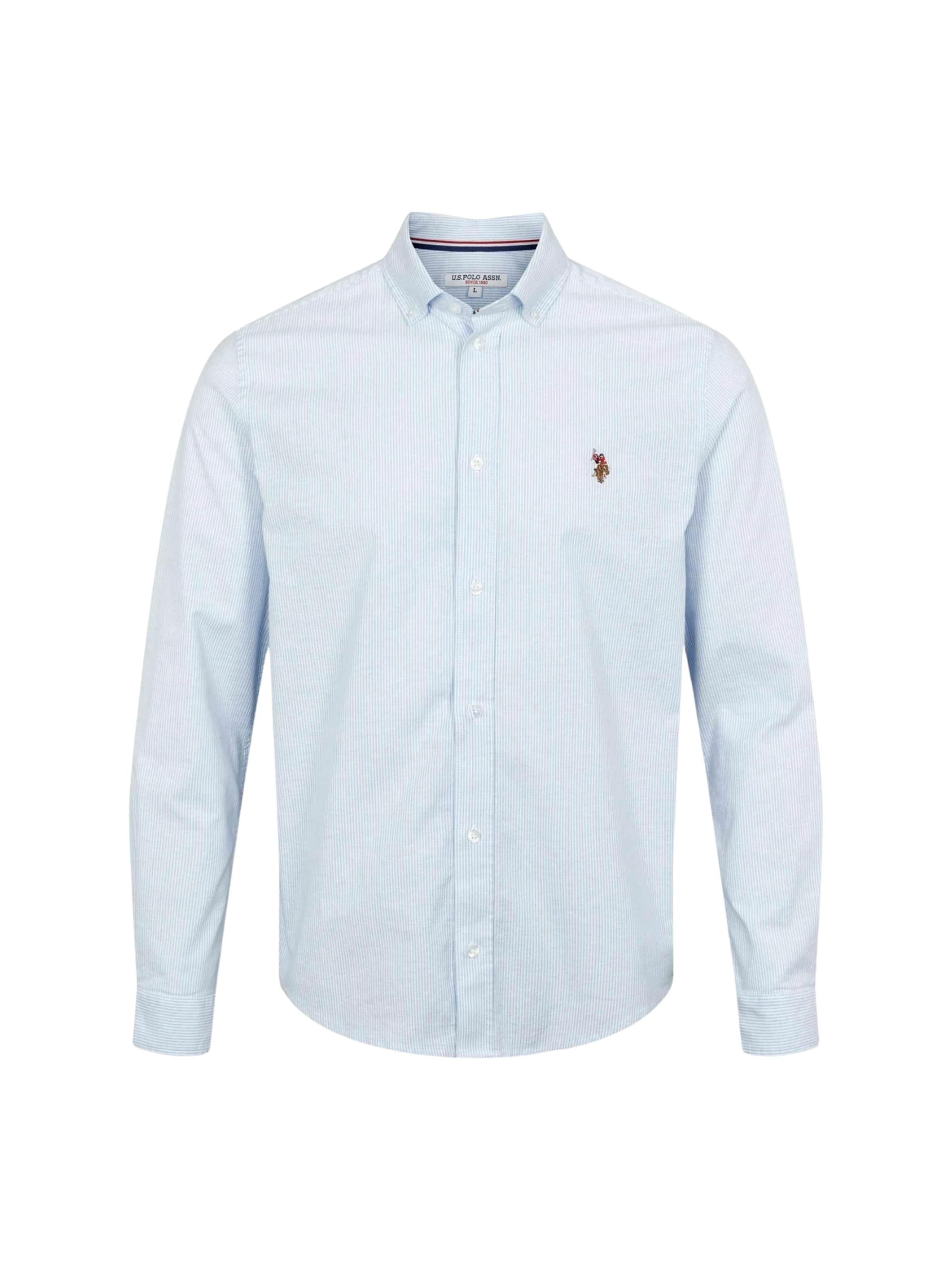 U.S. POLO ASSN. Рубашка на пуговицах 'UMEsmar' синего цвета Regular fit
U.S. POLO ASSN. Рубашка на пуговицах 'UMEsmar' синего цвета Regular fit