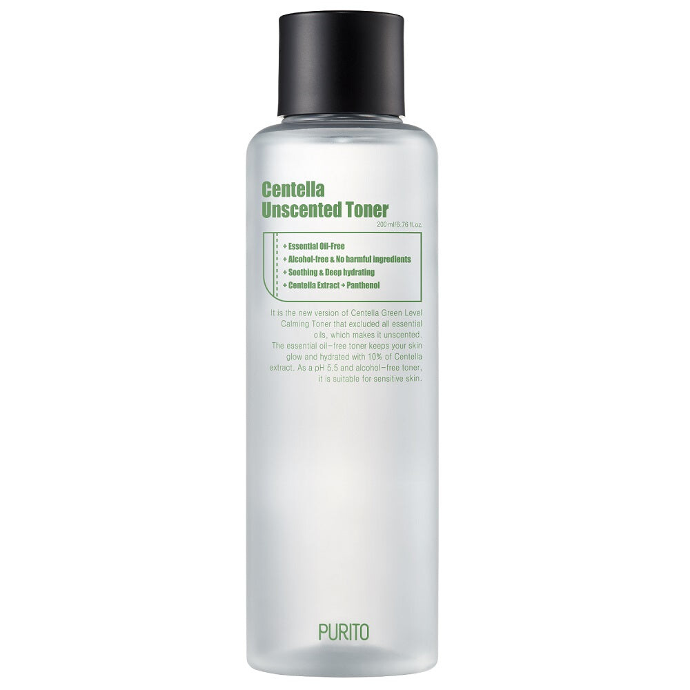 PURITO Centella Unscented Toner Тоник без запаха с экстрактом азиатского щитолистника 200мл
PURITO Centella Unscented Toner Тоник без запаха с экстрактом азиатского щитолистника 200мл
