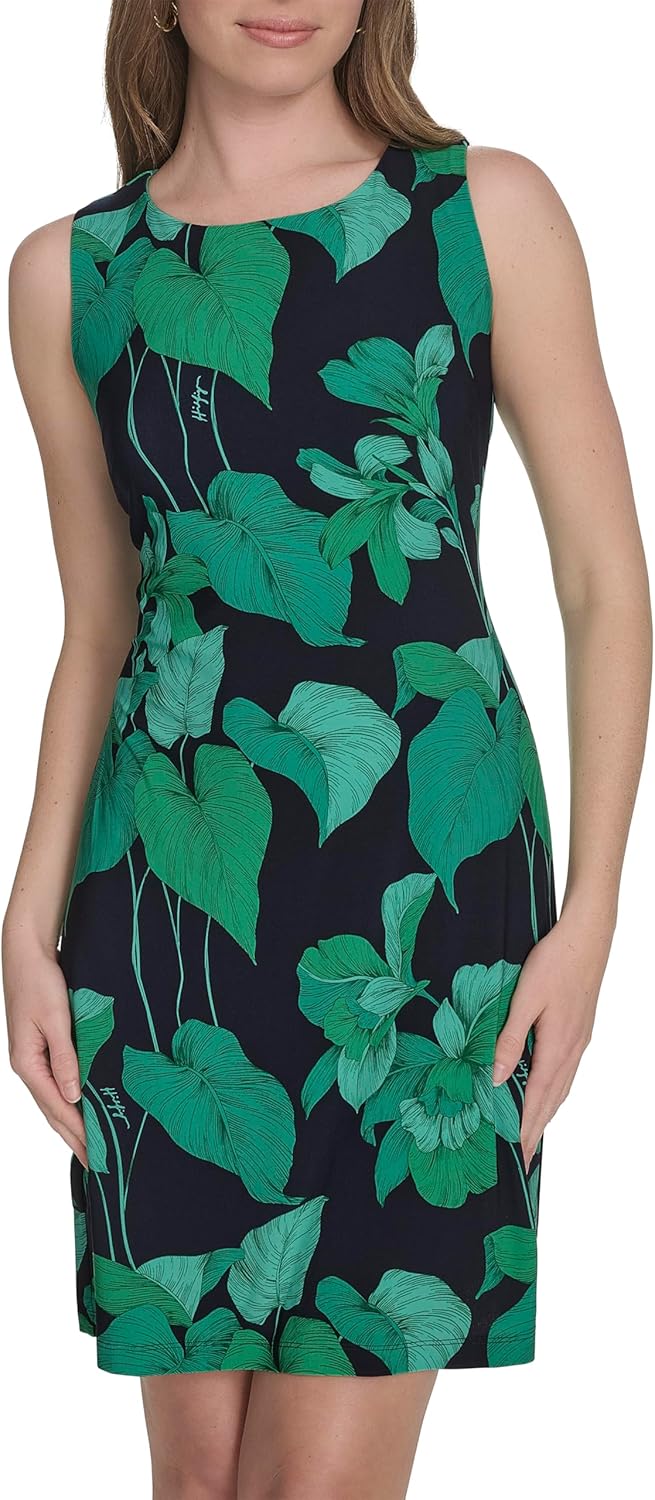 Женское платье-трапеция Tommy Hilfiger из шифона с рукавами, Sky Captain Multi
Женское платье-трапеция Tommy Hilfiger из шифона с рукавами, Sky Captain Multi