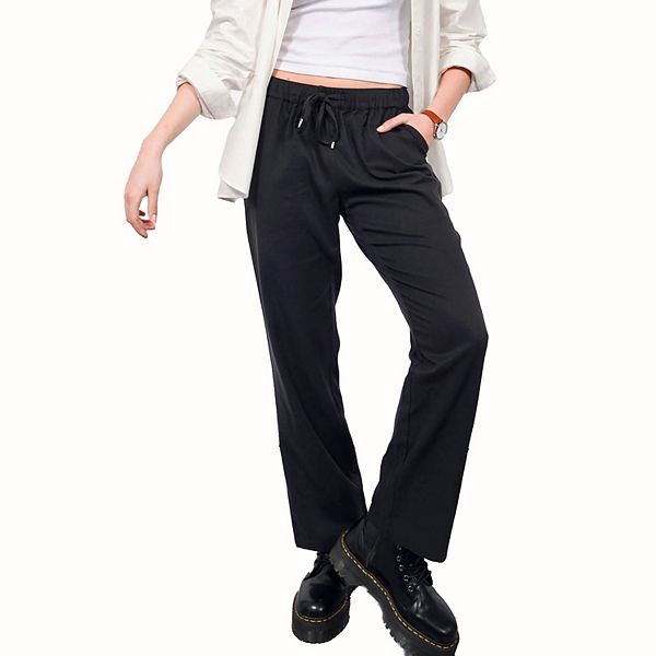 Повседневные брюки на шнурке Wildfang, Black
Повседневные брюки на шнурке Wildfang, Black