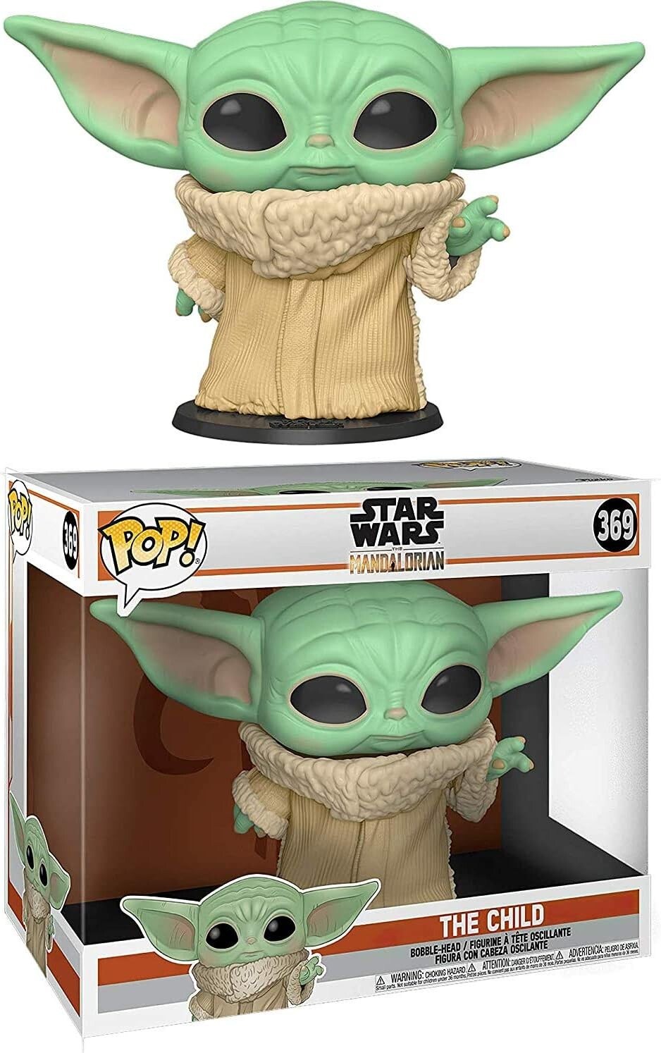 Фигурка Funko Pop! Star Wars: The Mandalorian Toy, The Child Grogu, 10" Super Sized Pop!
Фигурка Funko Pop! Star Wars: The Mandalorian Toy, The Child Grogu, 10" Super Sized Pop!