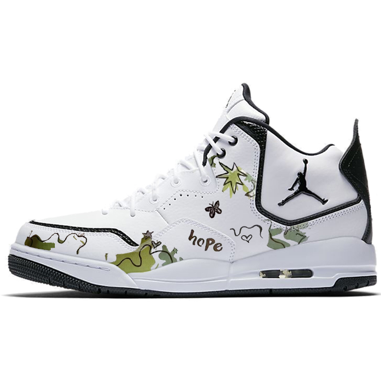 Jordan Баскетбольные кроссовки Courtside 23 Vintage, мужские, средней высоты, черно-белые 
Jordan Баскетбольные кроссовки Courtside 23 Vintage, мужские, средней высоты, черно-белые