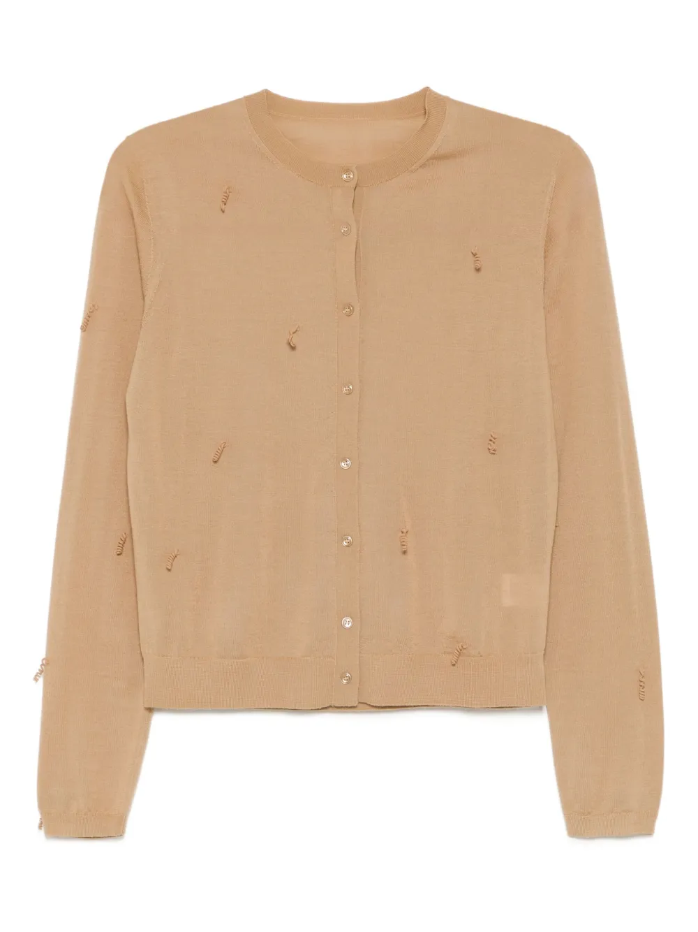 Шерстяной кардиган JNBY, коричневый
Шерстяной кардиган JNBY, коричневый