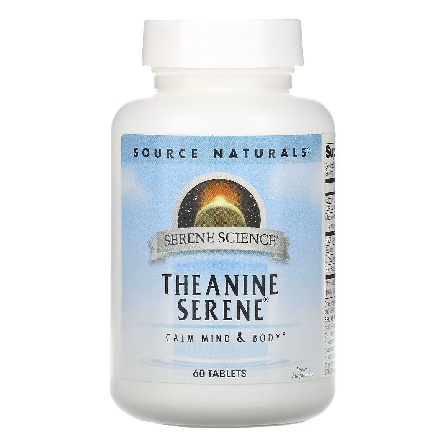 Source Naturals, Serene Science, Theanine Serene, 60 таблеток 
Source Naturals, Serene Science, Theanine Serene, 60 таблеток