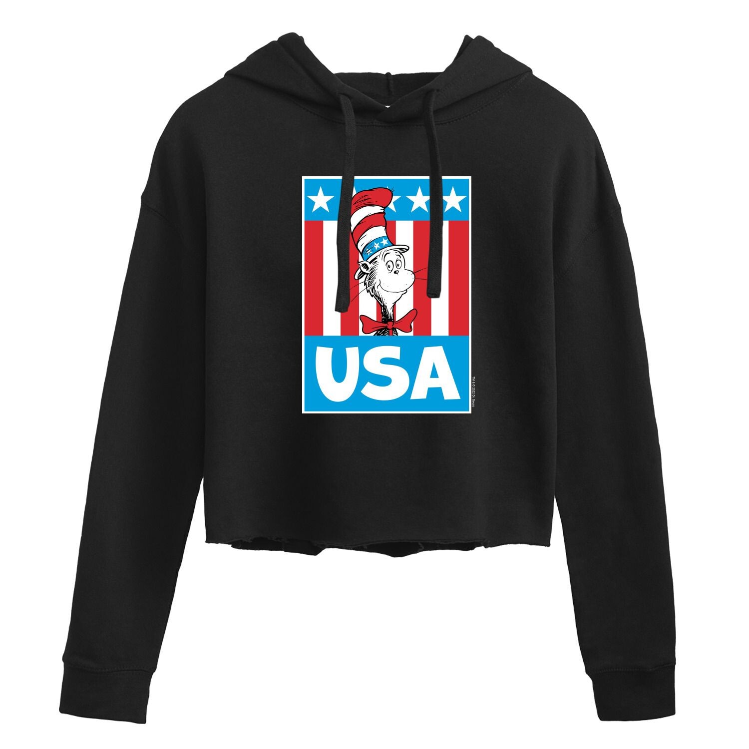 Укороченная толстовка с капюшоном Dr. Seuss Cat In The Hat для юниоров Licensed Character, черный
Укороченная толстовка с капюшоном Dr. Seuss Cat In The Hat для юниоров Licensed Character, черный