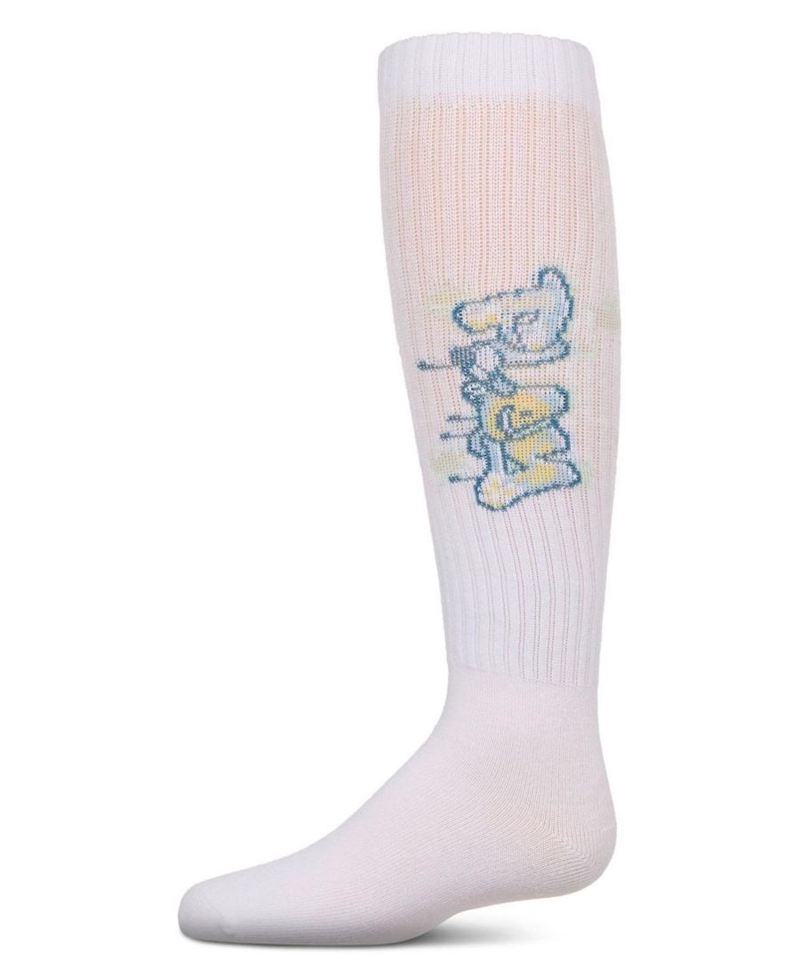 Детские ребристые эластичные хлопковые носки до колена "Graffiti Play" MeMoi, White
Детские ребристые эластичные хлопковые носки до колена "Graffiti Play" MeMoi, White