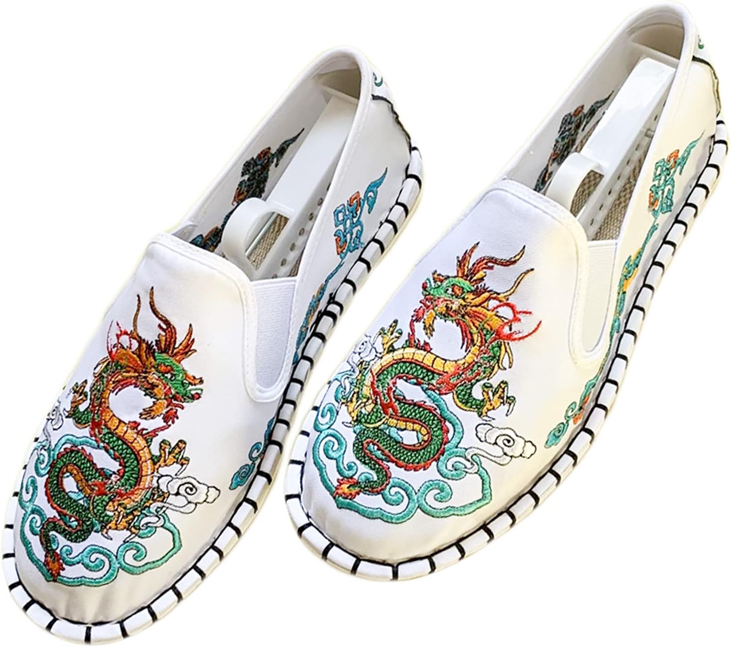 Вышитые туфли для Тайцзи и кунг-фу Tinymori, 12 стилей, унисекс, холщовые спортивные туфли для боевых искусств, традиционные китайские слипоны с противоскользящей подошвой для мужчин и женщин, Azure Dragon
Вышитые туфли для Тайцзи и кунг-фу Tinymori, 12 стилей, унисекс, холщовые спортивные туфли для боевых искусств, традиционные китайские слипоны с противоскользящей подошвой для мужчин и женщин, Azure Dragon