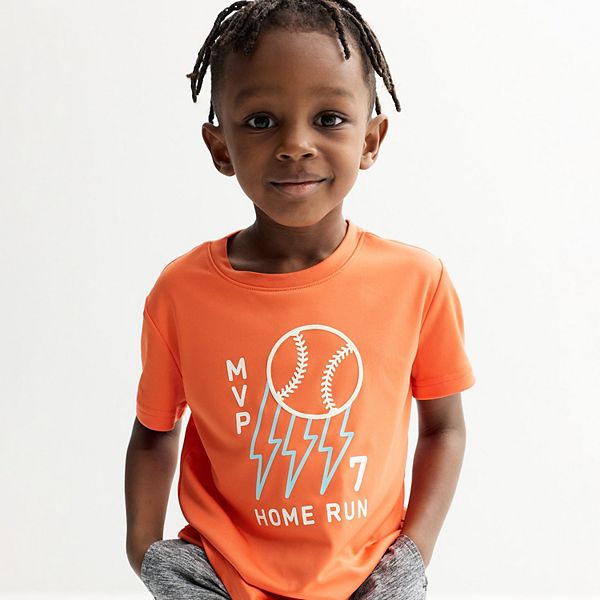 Детская футболка с коротким рукавом и принтом Jumping Beans, Orange Mvp
Детская футболка с коротким рукавом и принтом Jumping Beans, Orange Mvp