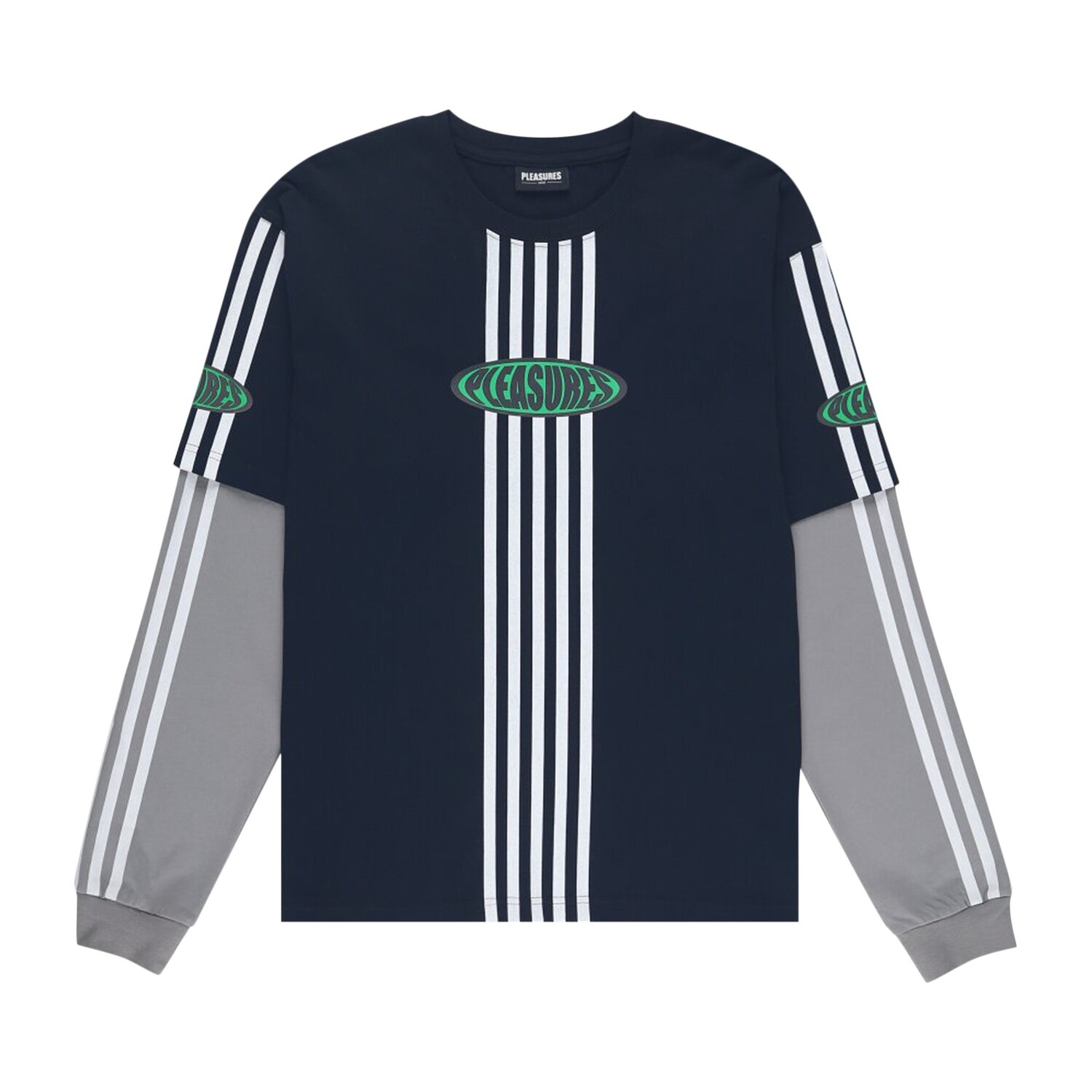 Многослойная куртка Pleasures с длинными рукавами, цвет Черный 
Многослойная куртка Pleasures с длинными рукавами, цвет Черный