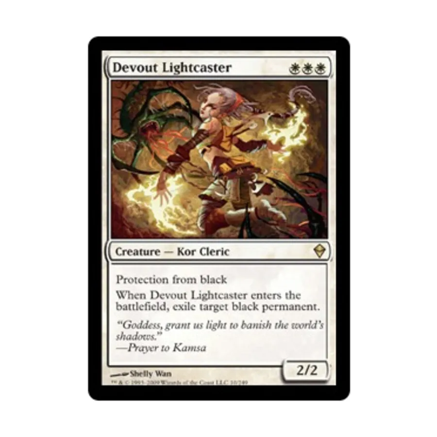 CCG Набожный заклинатель света (клавиша R), MTG - Zendikar
CCG Набожный заклинатель света (клавиша R), MTG - Zendikar