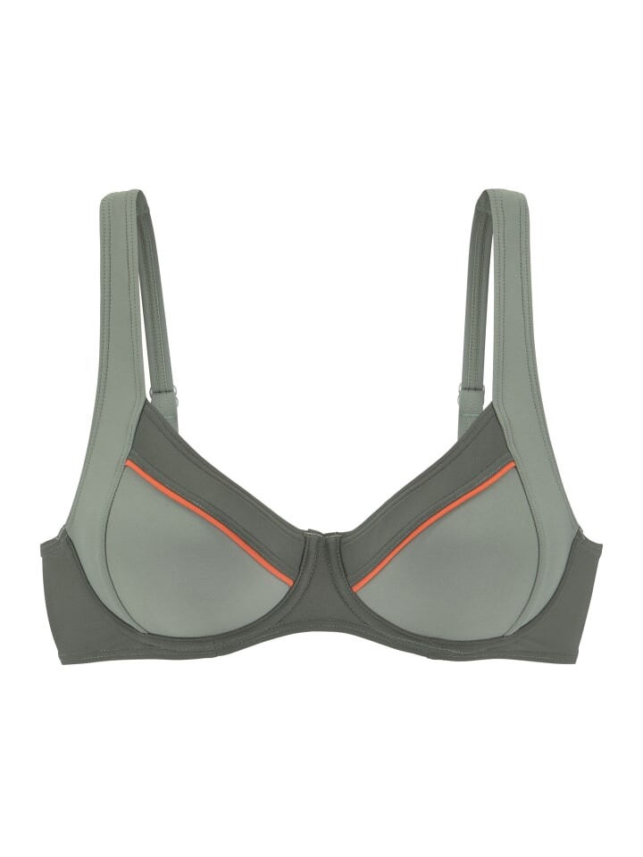 Верх бикини LASCANA, оливковый
Верх бикини LASCANA, оливковый