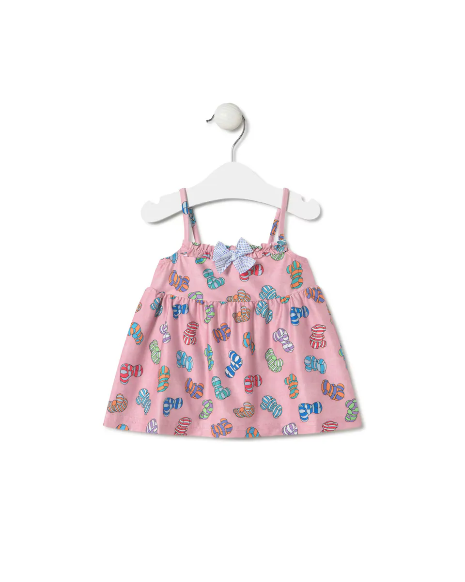 Платье для девочки на бретелях с разноцветным принтом Bold Bear Tous, цвет Rosa
Платье для девочки на бретелях с разноцветным принтом Bold Bear Tous, цвет Rosa