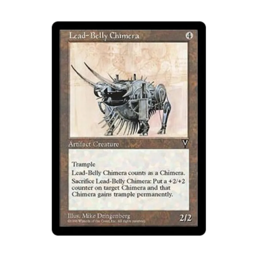 CCG Свинцовобрюхая химера (U), MTG - Visions
CCG Свинцовобрюхая химера (U), MTG - Visions