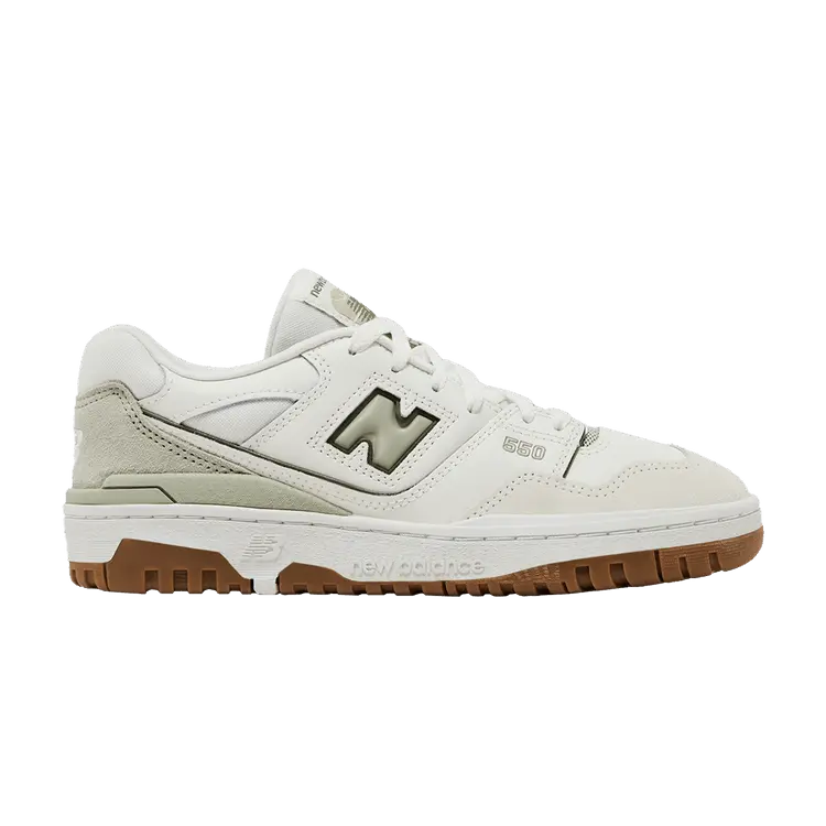 Кроссовки New Balance 550 Big Kid 'White Olive Gum', белый
Кроссовки New Balance 550 Big Kid 'White Olive Gum', белый