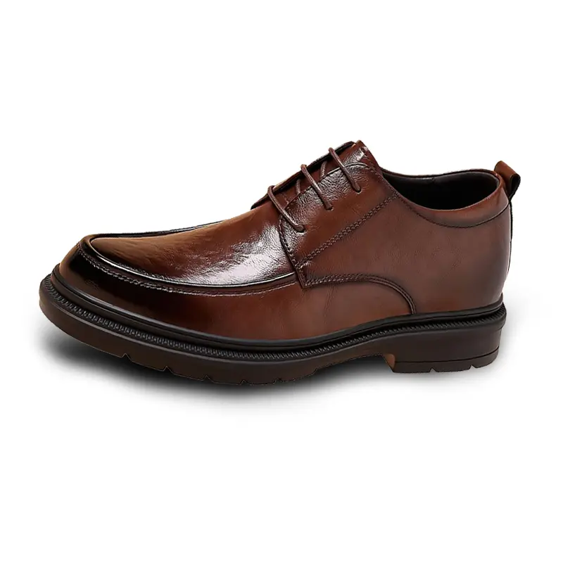 GIHO Мужские повседневные туфли мужские низкие на скрытом клине коричневые, цвет Brown Hidden Wedge 
GIHO Мужские повседневные туфли мужские низкие на скрытом клине коричневые, цвет Brown Hidden Wedge