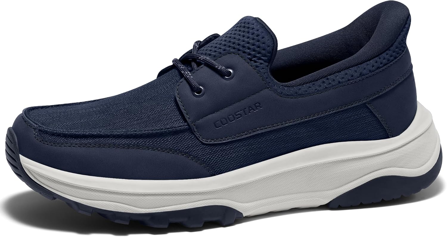 Мужские ортопедические слипоны с поддержкой свода стопы, удобные повседневные лоферы для ходьбы Coostar, темно-синий
Мужские ортопедические слипоны с поддержкой свода стопы, удобные повседневные лоферы для ходьбы Coostar, темно-синий