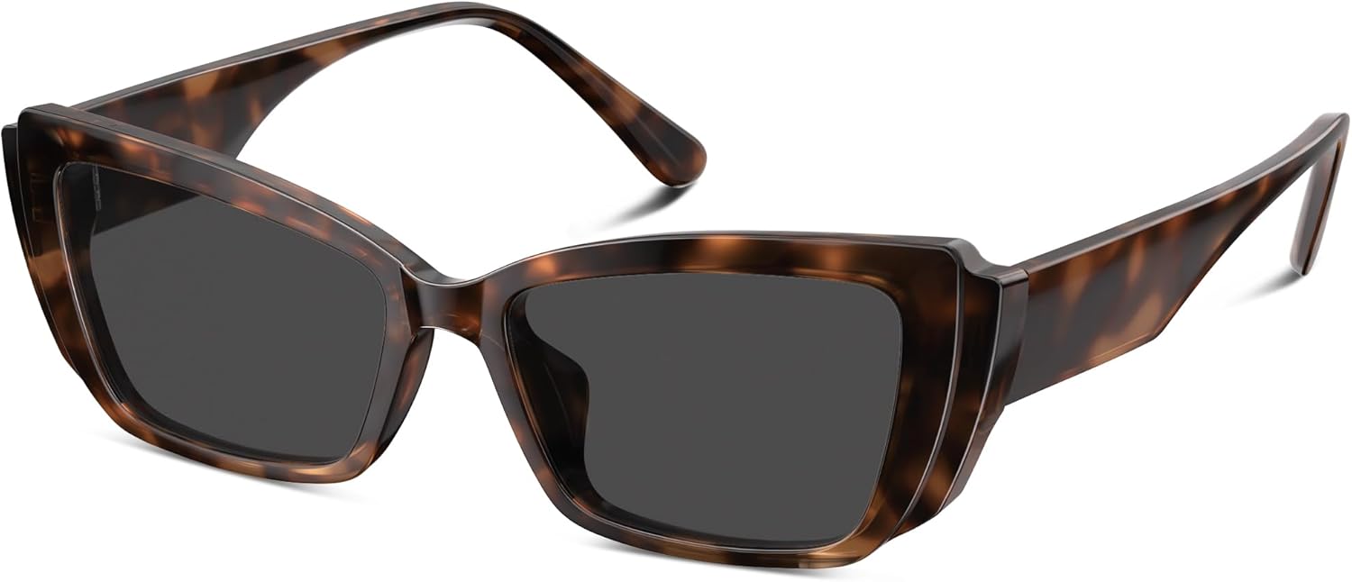 Модные поляризованные солнцезащитные очки для женщин в стиле ретро, прямоугольные очки «кошачий глаз», защита от УФ-излучения, легкая оправа в стиле 90-х Vcarsian, A4-leopard Frame Gray Patch
Модные поляризованные солнцезащитные очки для женщин в стиле ретро, прямоугольные очки «кошачий глаз», защита от УФ-излучения, легкая оправа в стиле 90-х Vcarsian, A4-leopard Frame Gray Patch