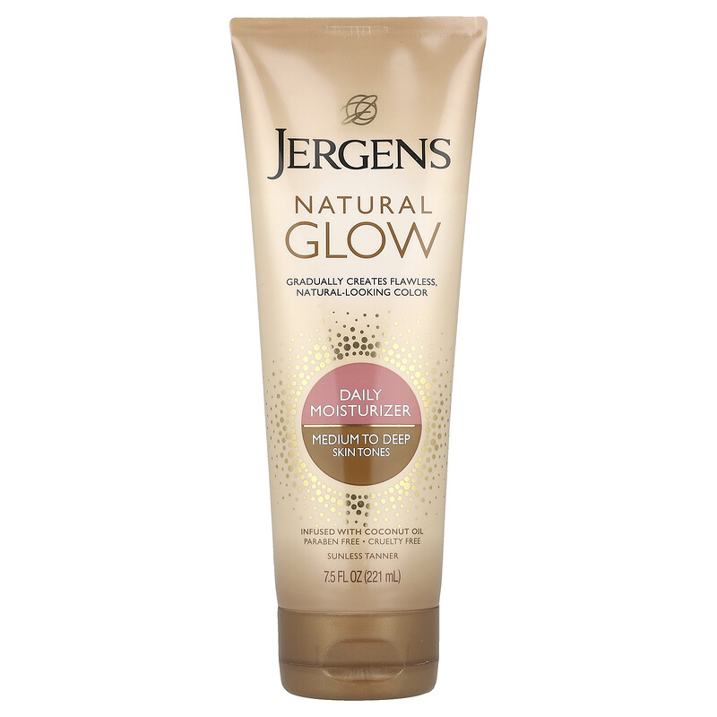 Jergens, Natural Glow, ежедневное увлажняющее средство, для среднего и глубокого тона кожи, 221 мл (7,5 жидк. унц.)
Jergens, Natural Glow, ежедневное увлажняющее средство, для среднего и глубокого тона кожи, 221 мл (7,5 жидк. унц.)