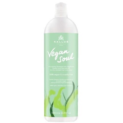 Cosmetics Kjmn Vegan Soul Питательный шампунь 1л, Kallos
Cosmetics Kjmn Vegan Soul Питательный шампунь 1л, Kallos