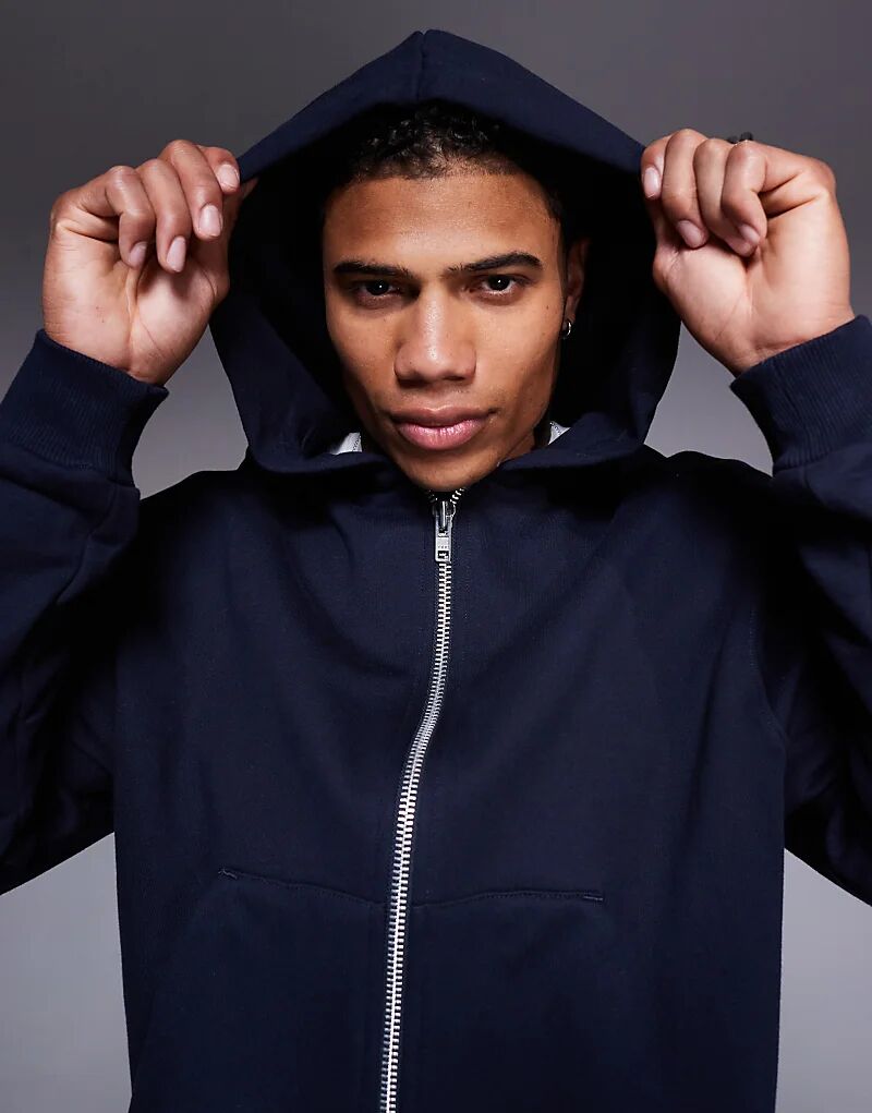 Укороченная толстовка с капюшоном на молнии ASOS DESIGN премиум-класса, плотность 400 г/м², темно-синего цвета
Укороченная толстовка с капюшоном на молнии ASOS DESIGN премиум-класса, плотность 400 г/м², темно-синего цвета