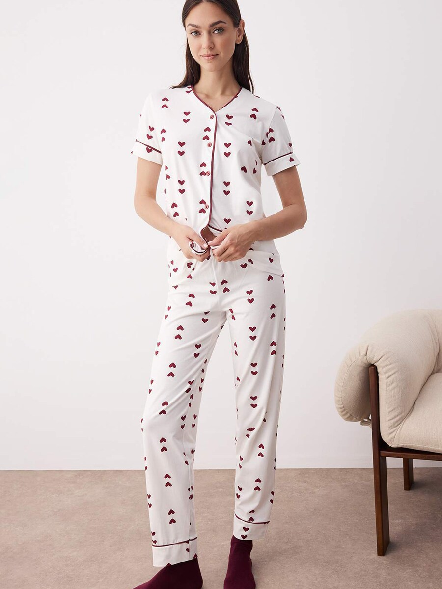 Пижама Trendyol, White
Пижама Trendyol, White