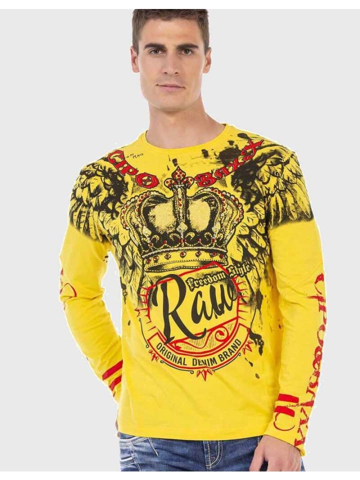 Функциональный лонгслив Cipo & Baxx, желтый
Функциональный лонгслив Cipo & Baxx, желтый