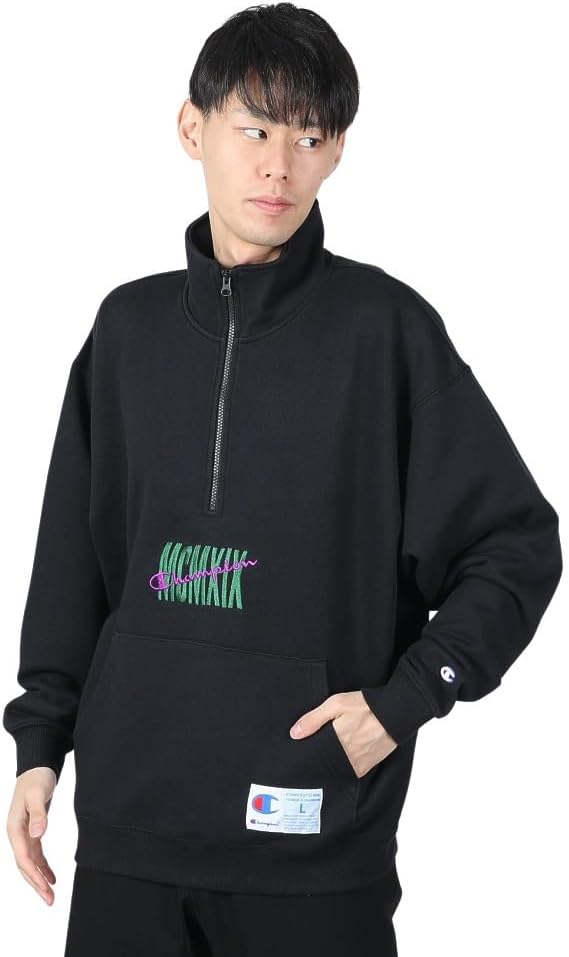 Мужская толстовка Champion Action Style с длинными рукавами, флисовой подкладкой и застежкой-молнией до середины груди, с графическим принтом (C3-Z003), черный
Мужская толстовка Champion Action Style с длинными рукавами, флисовой подкладкой и застежкой-молнией до середины груди, с графическим принтом (C3-Z003), черный