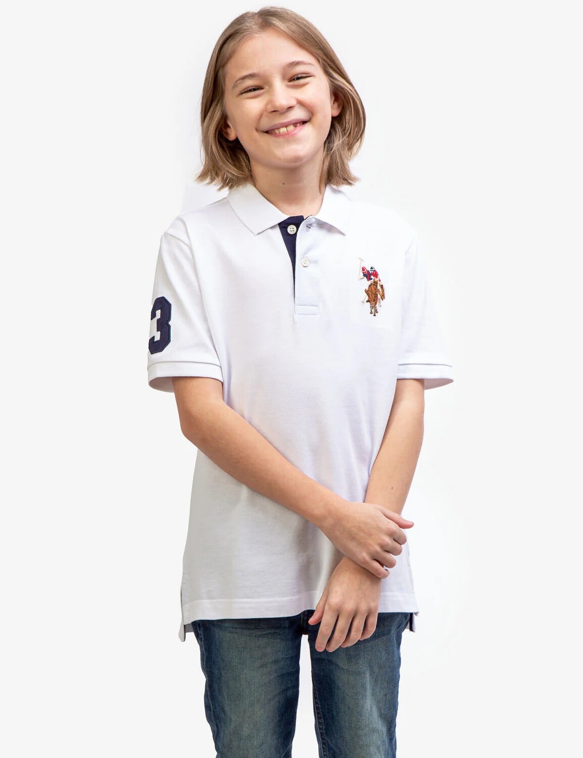 Футболка поло U.S. Polo Assn. Boys Multi Color Logo Solid Pique, белый
Футболка поло U.S. Polo Assn. Boys Multi Color Logo Solid Pique, белый