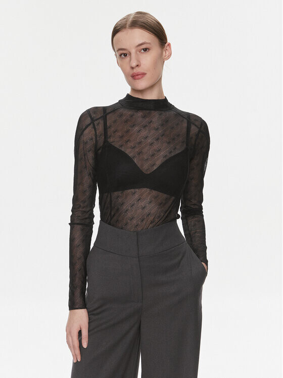 Узкая блузка Boss, черный
Узкая блузка Boss, черный