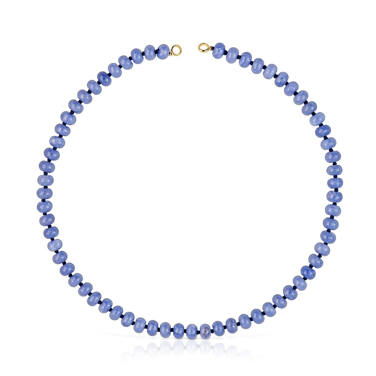 Колье Tous Hold Oval, позолоченное серебро/синий кварцит 
Колье Tous Hold Oval, позолоченное серебро/синий кварцит