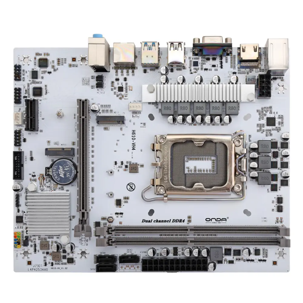 Материнская плата Onda H610-VH4-W
Материнская плата Onda H610-VH4-W