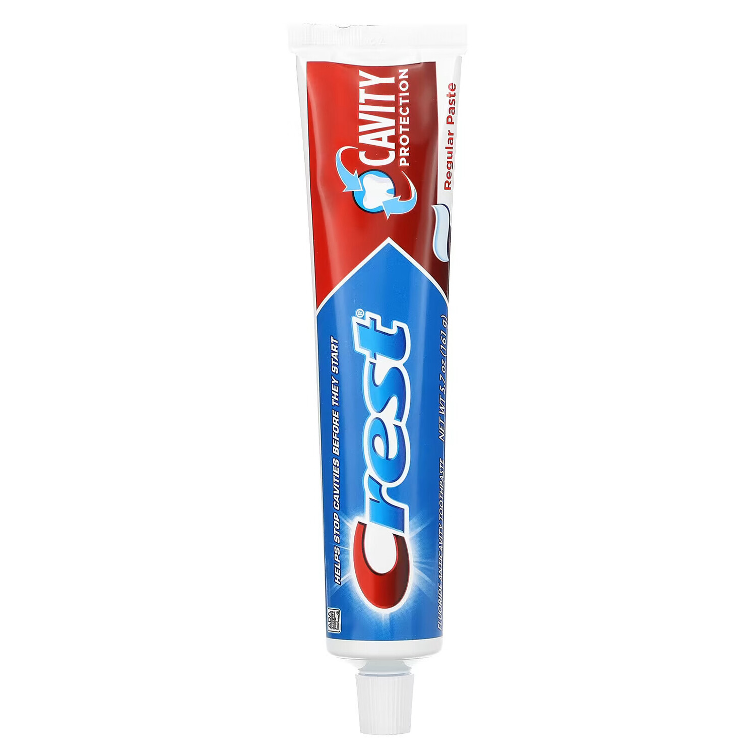 Crest, Cavity Protection, зубная паста с фтором, обычная, 161 г (5,7 унции)
Crest, Cavity Protection, зубная паста с фтором, обычная, 161 г (5,7 унции)