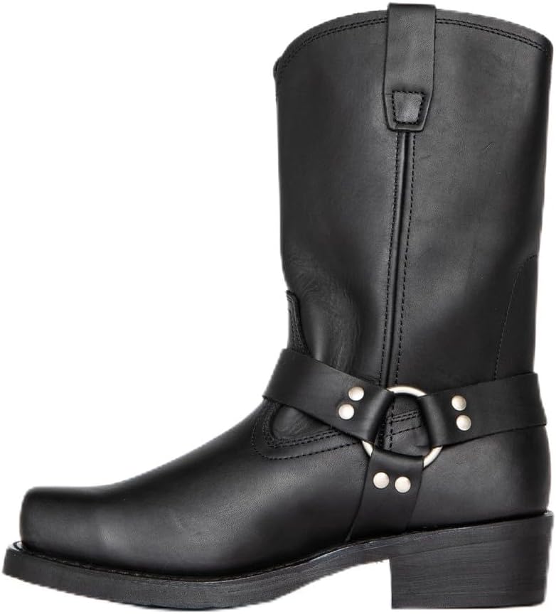 Мужские ковбойские сапоги KYOESCAI в западном стиле, винтажные, с квадратным носком, противоскользящие, с широкой голенью, сапоги для весны и осени, для походов, треккинга и охоты, черный
Мужские ковбойские сапоги KYOESCAI в западном стиле, винтажные, с квадратным носком, противоскользящие, с широкой голенью, сапоги для весны и осени, для походов, треккинга и охоты, черный