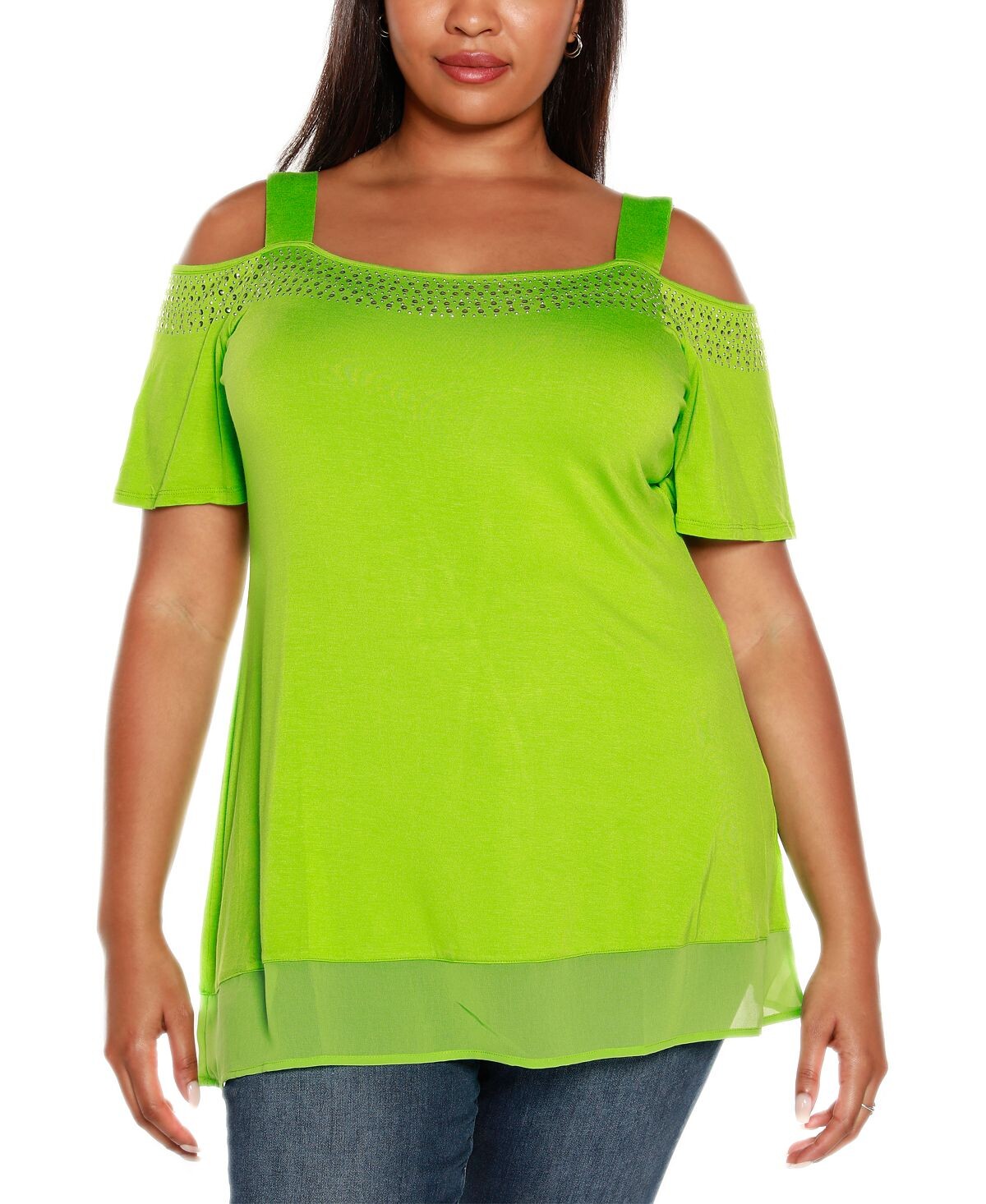 Плюс размер топ с открытыми плечами Belldini, мульти
Плюс размер топ с открытыми плечами Belldini, мульти