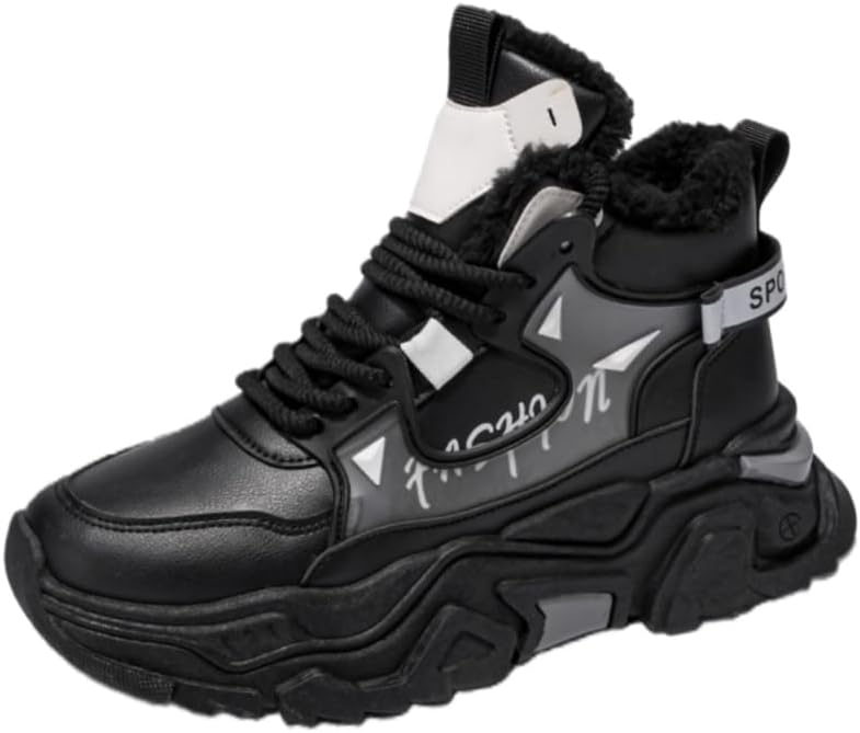 Мужские теплые и высокие ботинки с толстой подошвой- модные и удобные, подходящие для осени и зимы, снежной погоды Fusecottc, черный
Мужские теплые и высокие ботинки с толстой подошвой- модные и удобные, подходящие для осени и зимы, снежной погоды Fusecottc, черный