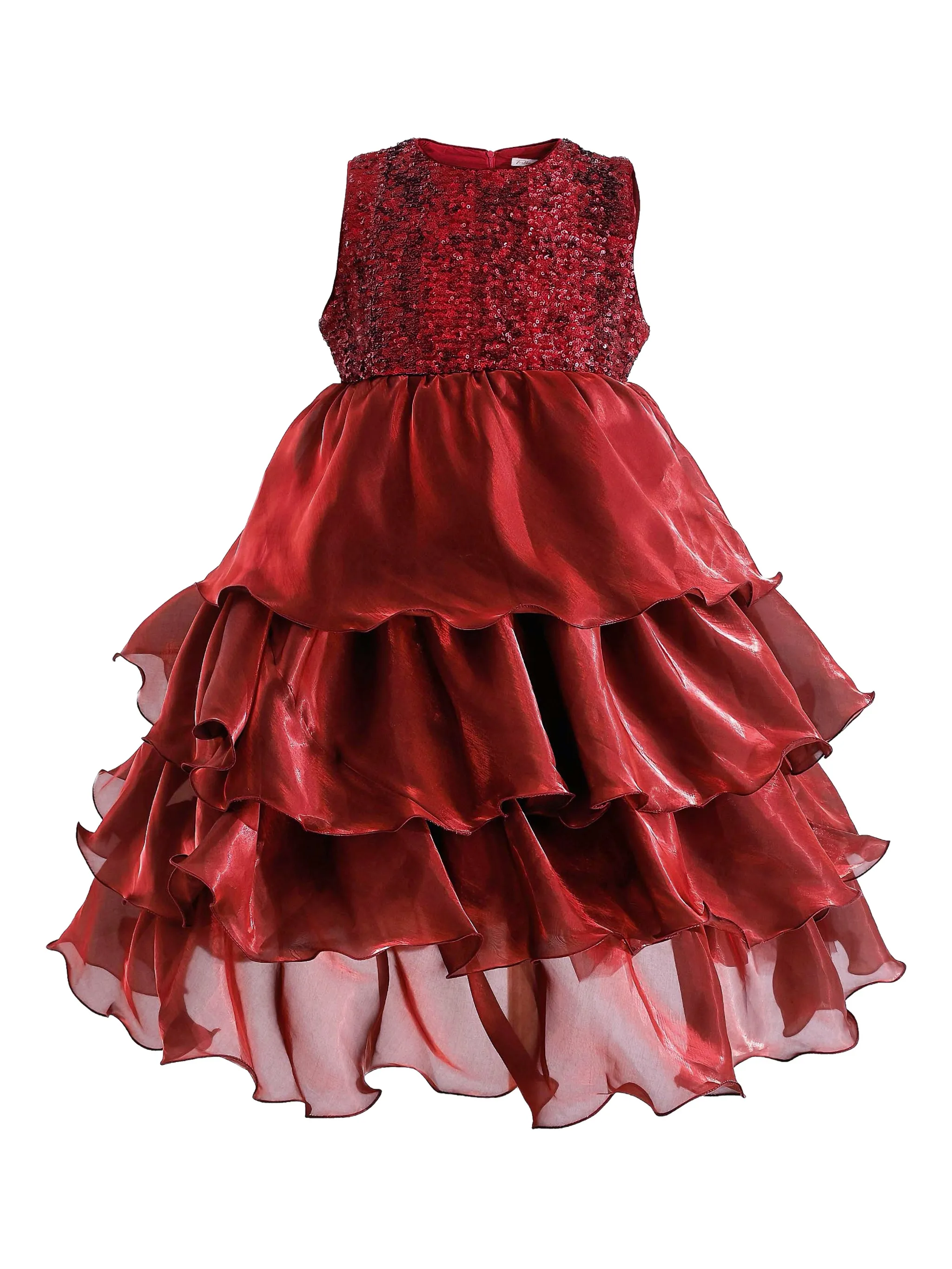 Платье без рукавов с оборками Tulleen, красный
Платье без рукавов с оборками Tulleen, красный