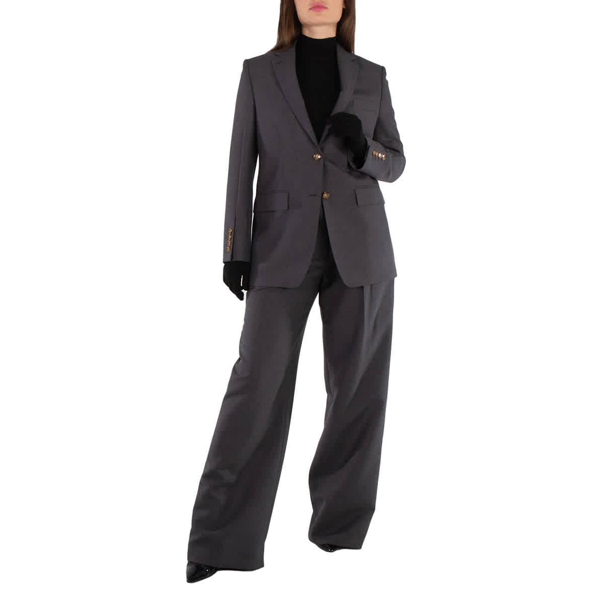 Burberry Ladies Loulou Однобортный приталенный блейзер, темно-серый
Burberry Ladies Loulou Однобортный приталенный блейзер, темно-серый