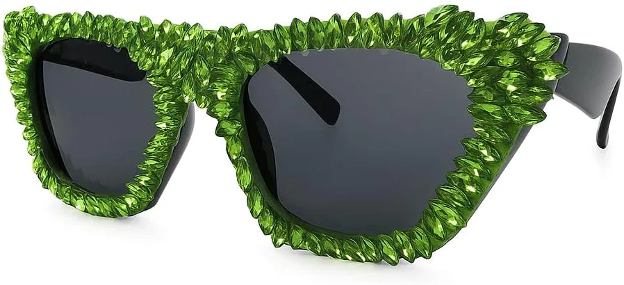 Солнцезащитные очки Bullabulling в стиле ретро, квадратные, «кошачий глаз», с кристаллами, модные, со стразами, стильные, с защитой от УФ-излучения UV400, Green
Солнцезащитные очки Bullabulling в стиле ретро, квадратные, «кошачий глаз», с кристаллами, модные, со стразами, стильные, с защитой от УФ-излучения UV400, Green