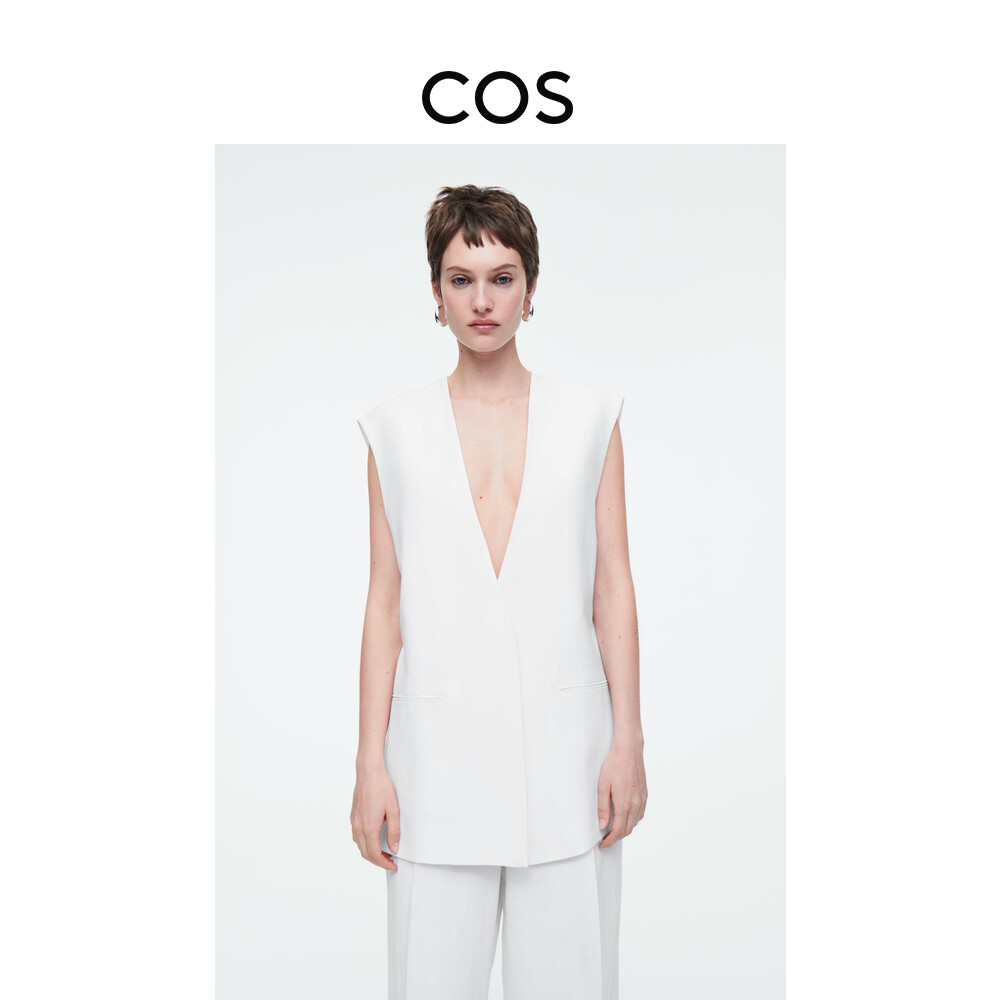 Жилет женский Cos с запахом, белый
Жилет женский Cos с запахом, белый