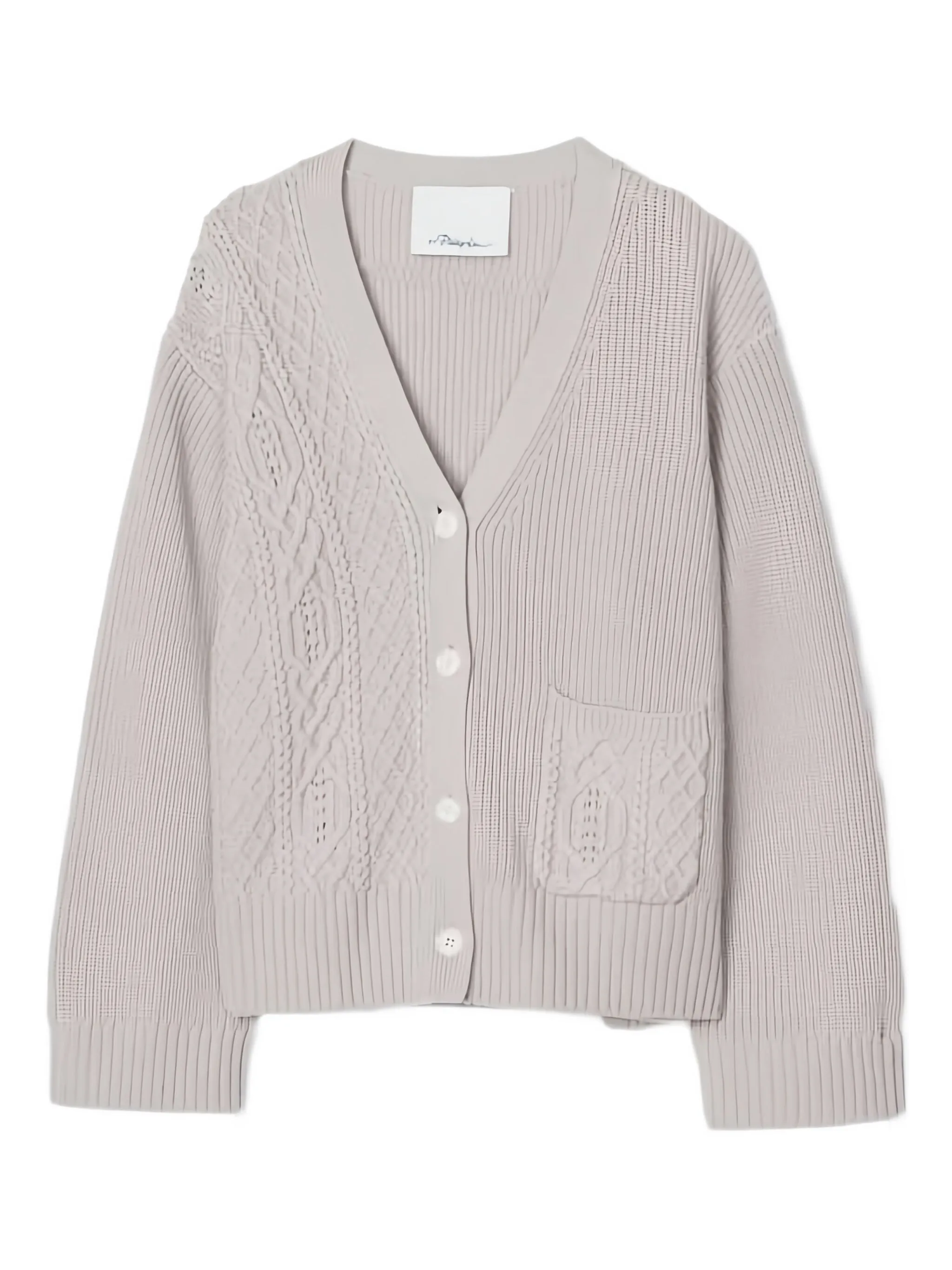 Кардиган фактурной вязки с карманом 3.1 Phillip Lim, нейтральный
Кардиган фактурной вязки с карманом 3.1 Phillip Lim, нейтральный