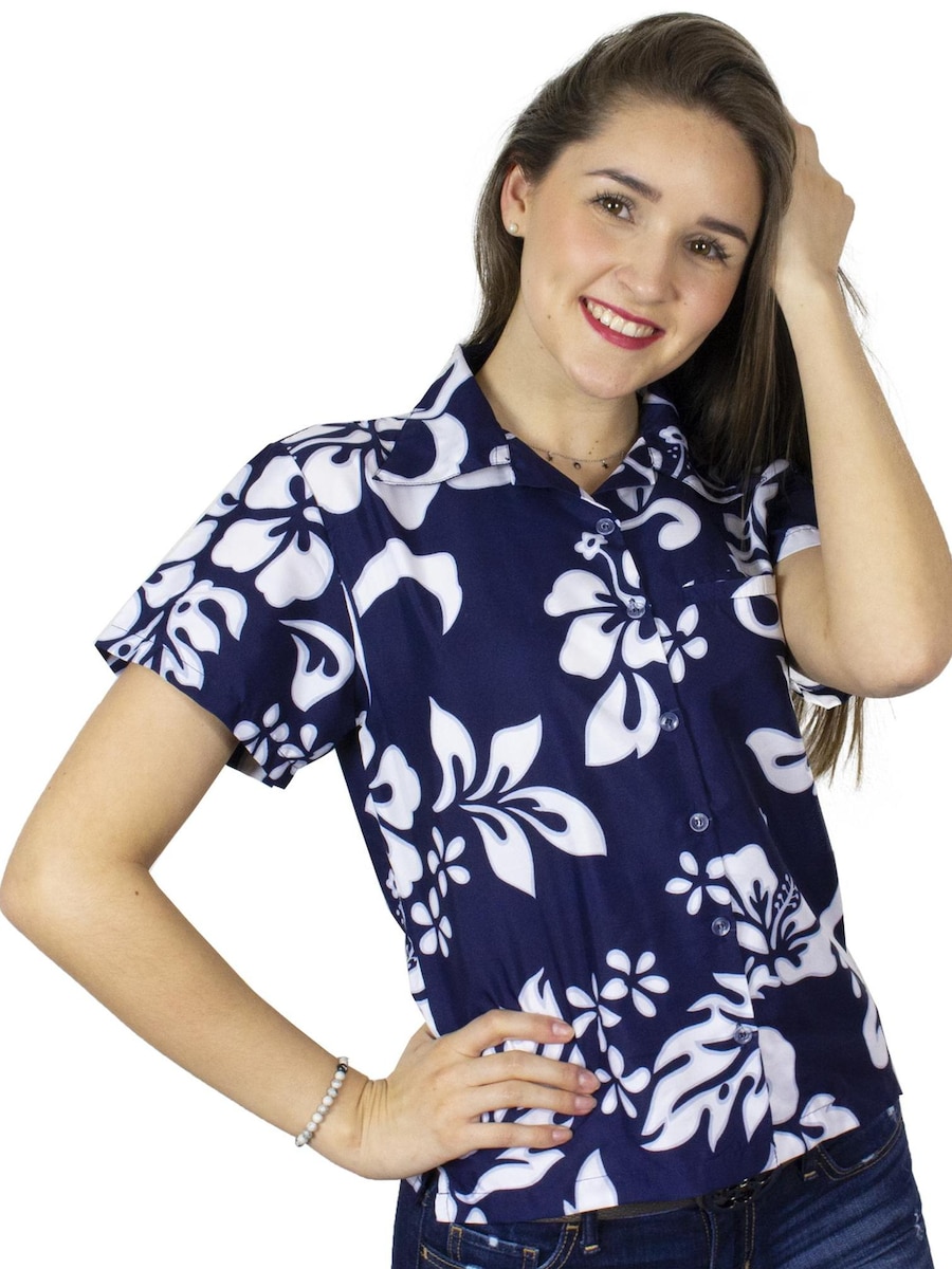 Блуза King Kameha Hibiscus, темно-синий
Блуза King Kameha Hibiscus, темно-синий