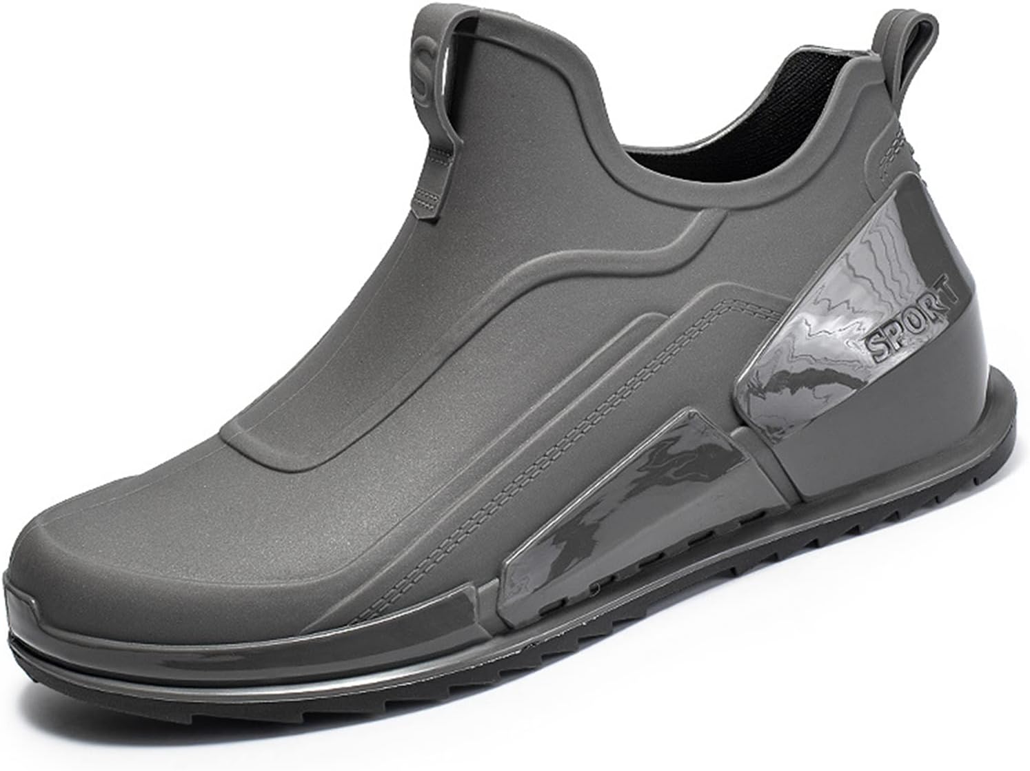 Мужские модные ботинки CHUUMEE, короткие дождевые ботинки, резиновые ботинки для сада до щиколотки, утепленные водонепроницаемые дождевые туфли, серый
Мужские модные ботинки CHUUMEE, короткие дождевые ботинки, резиновые ботинки для сада до щиколотки, утепленные водонепроницаемые дождевые туфли, серый